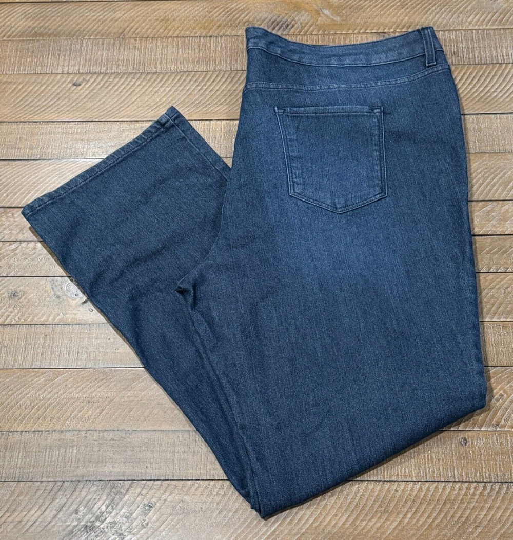 Gloria Vanderbilt Bridget Slim Boot High Rise Dark Wash Jeans - Size 20W